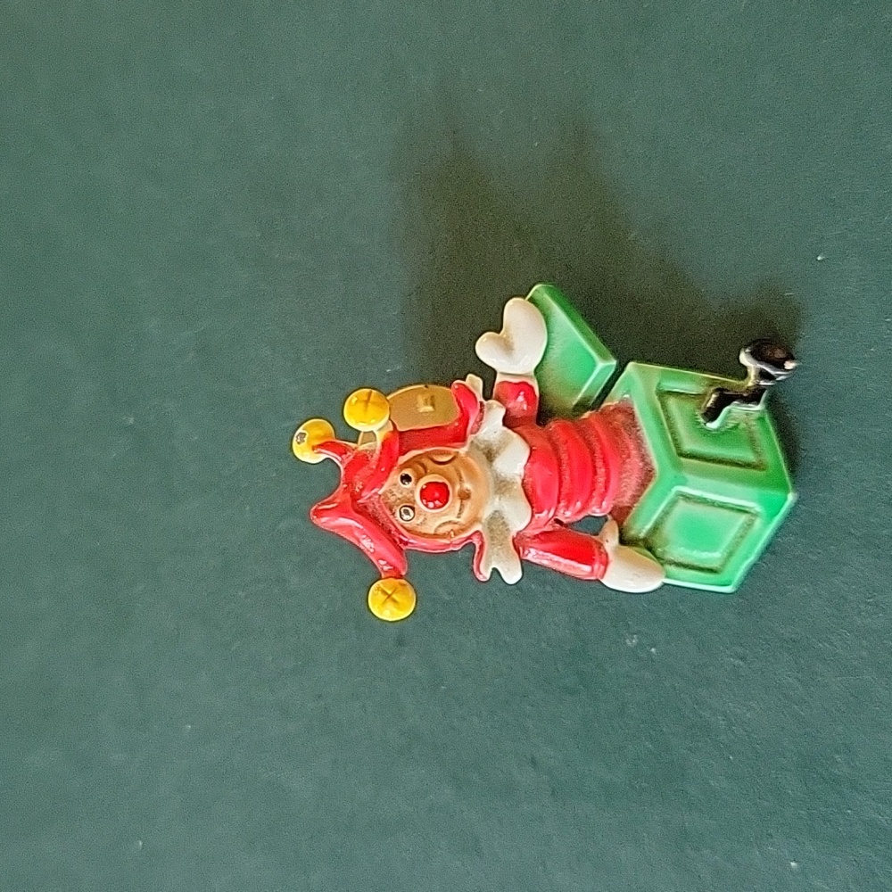 Vintage JJ Jack in the Box Jester Tac Pin